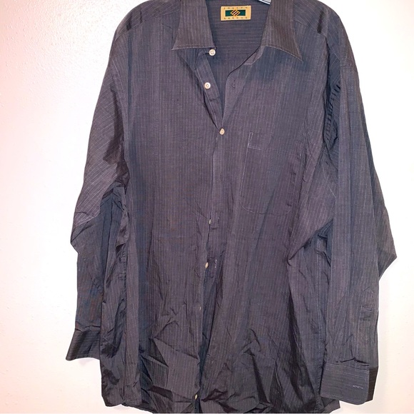 Mens Joseph Abboud 18-34/35 Stripe Button Down Shirt - Picture 1 of 9